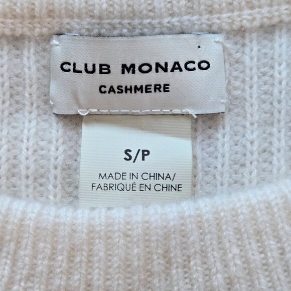 NWOT Club Monaco Thick Cashmere Sweater - Picture 3 of 11